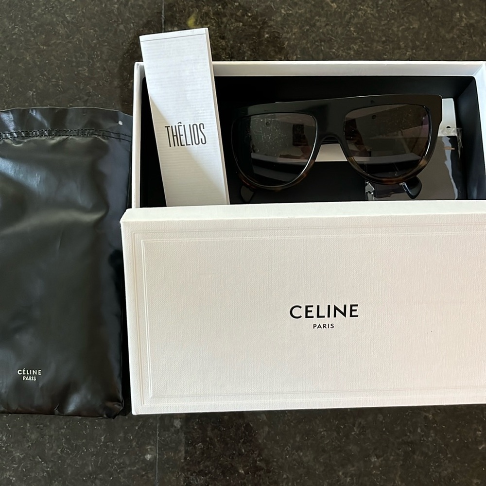 Celine Black and Tortoise Sunglasses - Picture 8 of 11